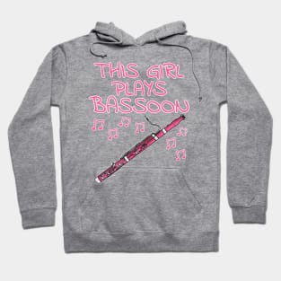 This Girl Plays Bassoon, Female Bassoonist, Woodwind Musician Hoodie